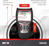 INNOVA 5610 OBD2 Diagnostic Scanner with BiDirectional System Tests, Special Reset Functions, All-System Scanning and Live Data