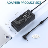65W/45W Laptop Power Supply Charger for Lenovo IdeaPad 3, 5, 330, 330s, 320, 310, S340, S145, 100, 110, 110s, 120S-11IAP, 100S-11IBY, 130-15AST, 510s, 530s, 710S, Flex 5, 4, and 14 ADL45WCC, with Cord