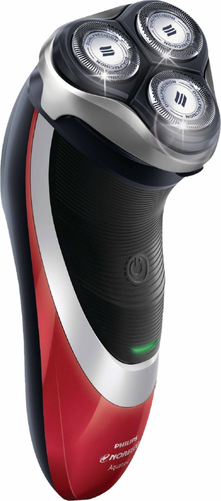 Philips Norelco Rechargeable Electric Shaver in Red, Designed for Wet or Dry Use