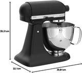 KitchenAid Artisan KSM150PS Stand Mixer, 5-Quart Tilt-Head Design with Pouring Shield, Cast Iron