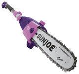 10×22 Electric Multi-Angle Pole Chain Saw in Purple, Sun Joe SWJ803E-PRP