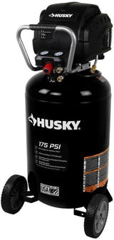 Husky Quiet Portable Electric Air Compressor with 30-Gallon Tank and 175 PSI High-Performance Operation