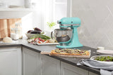 KitchenAid Artisan KSM150PS Stand Mixer, 5-Quart Tilt-Head Design with Pouring Shield, Cast Iron