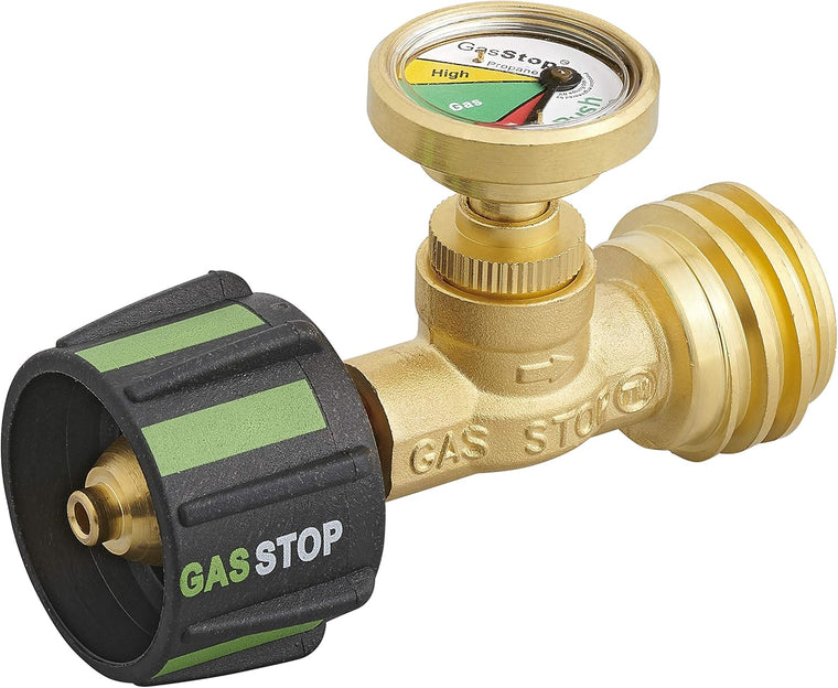 GasStop Propane Emergency Shut-Off Safety Device for RV ACME-Type Connections