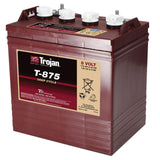 Trojan T-875 GC8 Deep-Cycle Flooded Lead-Acid Battery, 8V 170Ah