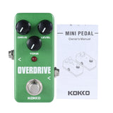 KOKKO FOD3 Mini Overdrive Guitar Effect Pedal, Portable Design