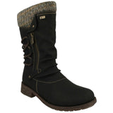 Remonte D8070 Womens Shoes in Black, Size 39