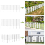 12-Pack Outdoor Privacy Fence Panels, 15.7′′ x 22′′ Enclosure Screens for Air Conditioners, Trash Cans and Pool Equipment, Garden and Patio Use