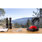 BUN3:RED Automatic Grill Cleaning Robot by Grillbot, Featuring a Carry Case, Red
