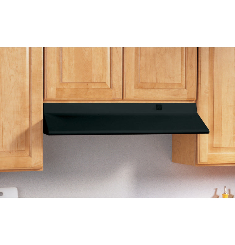 GE 30-Inch Externally Vented Range Hood in Black