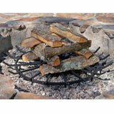 40-Inch Heavy-Duty Wagon Wheel Fire Pit Grate