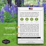Hummingbird Pollinator Mix Wildflower Seeds by Survival Garden Seeds, Non-GMO Heirloom Varieties with Planting Instructions for Home Vegetable Gardens