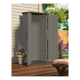 Suncast Vertical Storage Shed in Gray